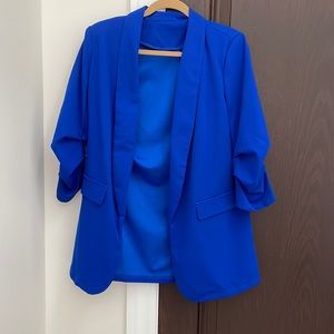 Royal blue blazer